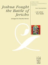 Joshua Fit the Battle of Jericho piano sheet music cover